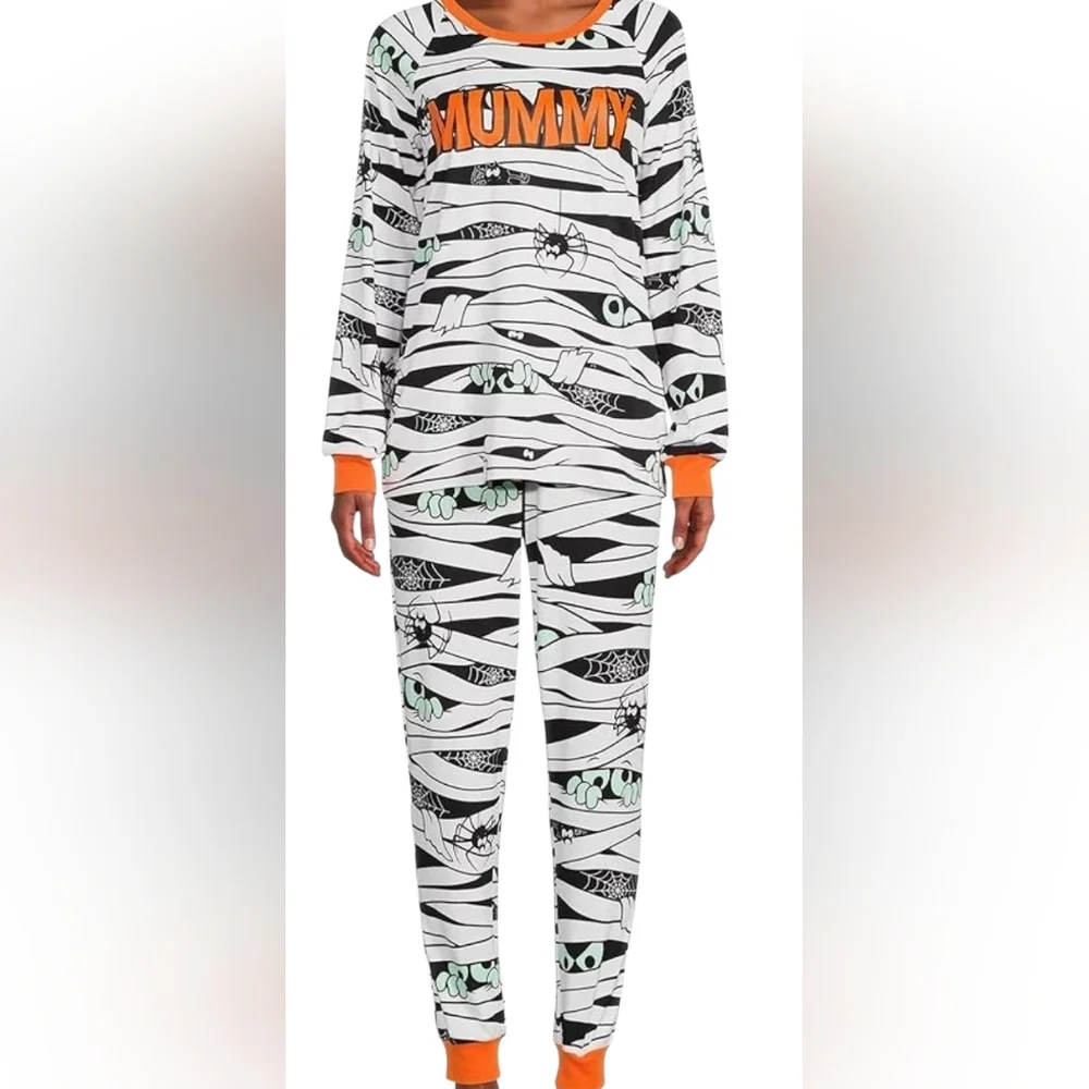 Way To Celebrate! Warm Women's Pajama Set - Mummy L